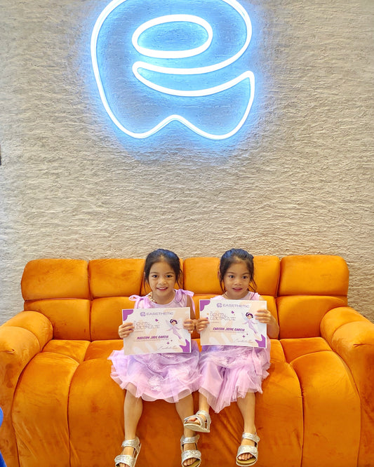 Dental sealant application for kids at Easethetic Dental Lounge in Quezon City to protect teeth from cavities