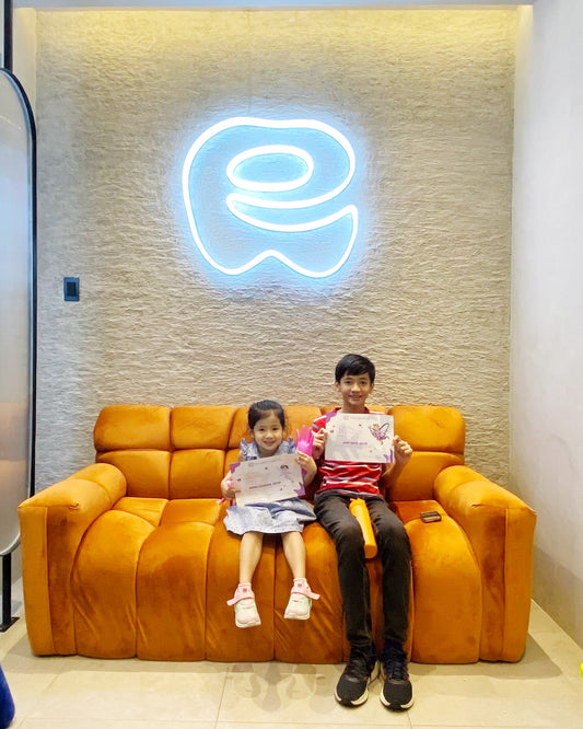 Fluoride application for kids at Easethetic Dental Lounge in Quezon City to strengthen teeth and prevent cavities