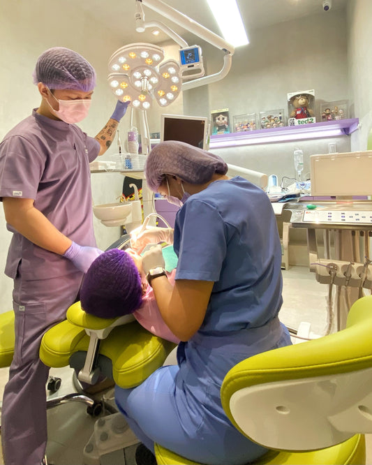 Tooth extraction for kids at Easethetic Dental Lounge in Quezon City by a gentle pediatric dentist