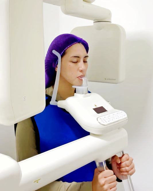 Panoramic dental x-ray at Easethetic Dental Lounge in Quezon City using advanced imaging technology