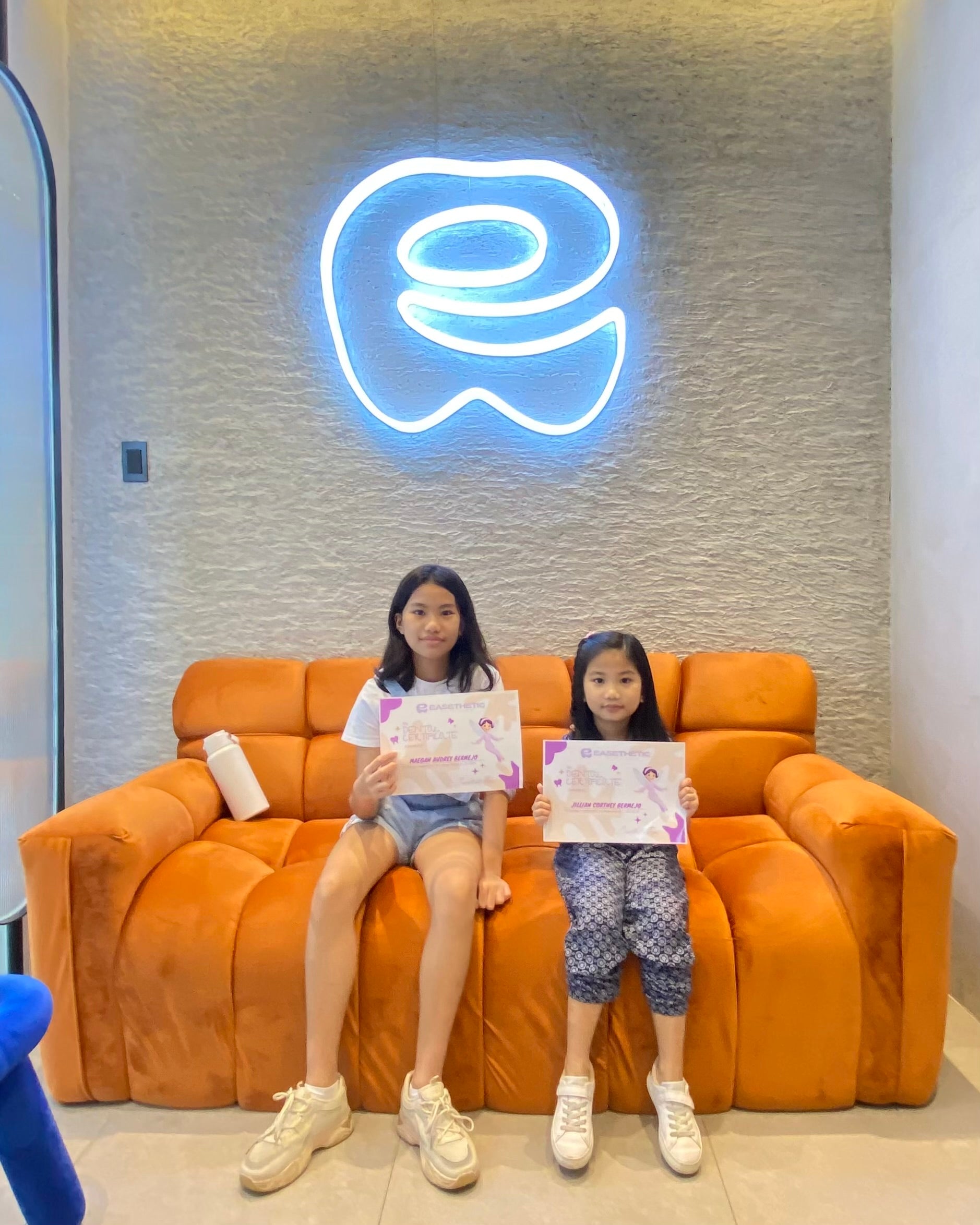 Quezon City pediatric dentist performing pulpotomy on a young patient at Easethetic Dental Lounge